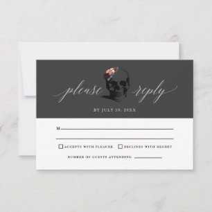 Carte de réponse RSVP pour les 30 ans Death to My