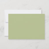 Carte de réponse RSVP pour mariage de destination  (Dos)