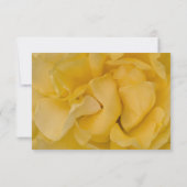 Carte de réponse RSVP pour mariage floral rose jau (Dos)