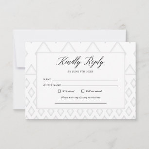 Carte de réponse RSVP pour une fête d'anniversaire
