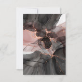 CARTE DE RÉPONSE RSVP ROSE FLOTTANTE LUXE (Dos)