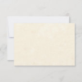 Carte de réponse RSVP Rustic Paradise (Dos)