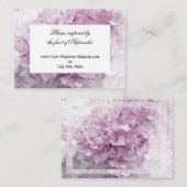 Carte de réponse RSVP Soft Pink Hydrangea Wedding (Devant / Derrière)