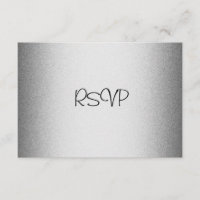 Carte de réponse RSVP Tous les événements Elegant