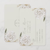 Carte de réponse RSVP traditionnelle (Devant / Derrière)