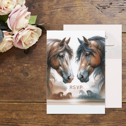 Carte de réponse RSVP verticale Mariage spéciale