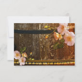 Carte de réponse RSVP Vignoble Code QR Raisins et  (Dos)