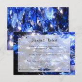 Carte de réponse Sapphire Blue 45th Anniversary (Devant / Derrière)