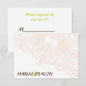 Carte de réponse Scarlett (Devant / Derrière)