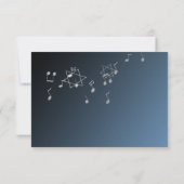 Carte de réponse Silver Blue 3,5 x 5 (Dos)