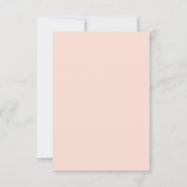 Carte de réponse simple et tendance pour mariage r (Dos)