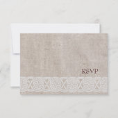 Carte de réponse simple pour mariage celtique (Devant)