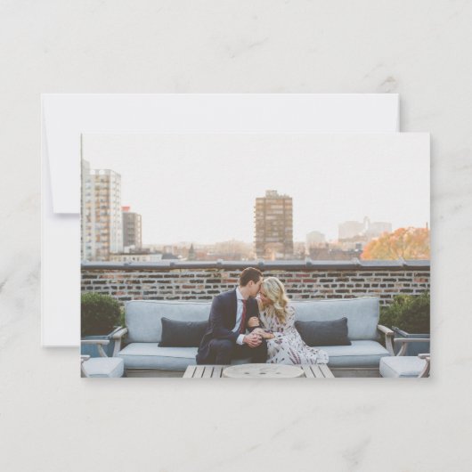 Carte de réponse Skyline de Chicago (Dos)