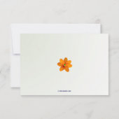 Carte de réponse Splash of Color (Dos)