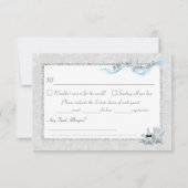 Carte de réponse Starfish & Diamants (Dos)