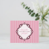 CARTE DE RÉPONSE STYLISH RSVP :: luxueux luxe 2 (Debout devant)