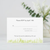 Carte de réponse Summer Grass (Debout devant)