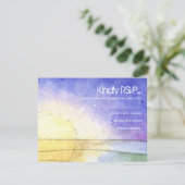 Carte de réponse SUN Bat Bar Mitzvah (Debout devant)