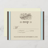 Carte de réponse {TBA} de 4,25 x 5,5 pouces (Devant / Derrière)