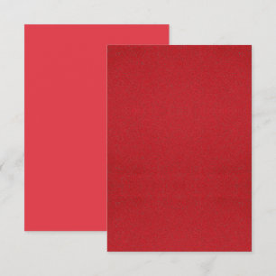 Carte de réponse Tomato Red Noise – Personnalisabl