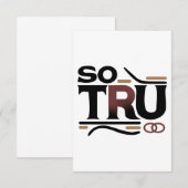 Carte de réponse Tru (Devant / Derrière)