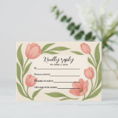 Carte de réponse Tulip Ever After (Debout devant)