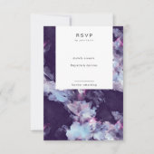 Carte de réponse verticale aux coups de pinceau él (Devant)