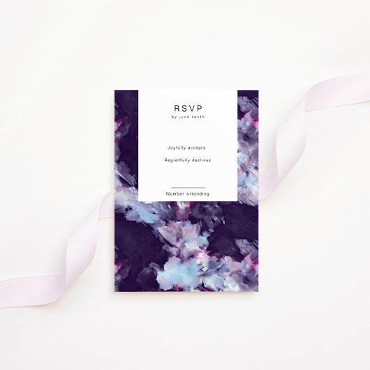 Carte de réponse verticale aux coups de pinceau él