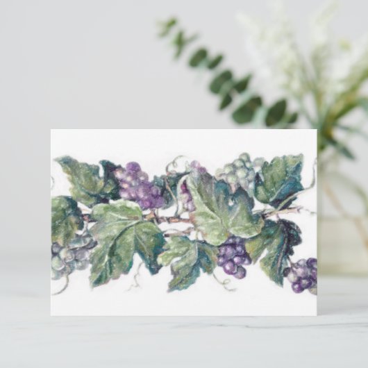 Carte de réponse Vineyard (Debout devant)