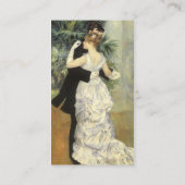 Carte de réponse vintage, City Dance de Renoir (Dos)