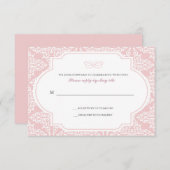 Carte de réponse Vrai Amour (Devant / Derrière)