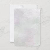 Carte de réponse Wisteria (Dos)