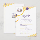 Carte de réponse Yoga (Devant / Derrière)