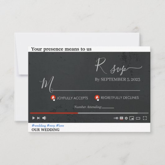 Carte de réponse Youtube Thème personnalisé 3,5 po (Devant)