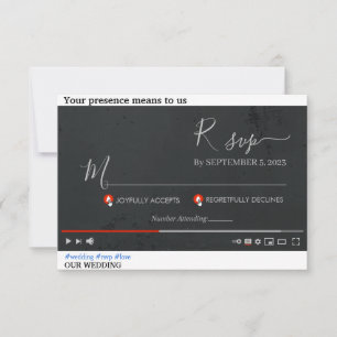 Carte de réponse Youtube Thème personnalisé 3,5 po