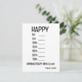 CARTE DE REPRÉSENTATION - CARTE ANNIVERSAIRE - CAR (Debout devant)