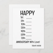 CARTE DE REPRÉSENTATION - CARTE ANNIVERSAIRE - CAR (Devant / Derrière)