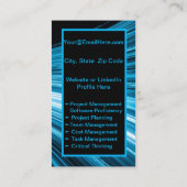 Carte de reprise mini | Carte réseau bleu noir (Dos)