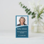 Carte de reprise mini | Carte réseau bleue (Debout devant)