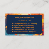 Carte de reprise mini | Couleurs automnales de la  (Dos)