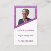 Carte de reprise mini | Rose carte réseau (Devant)