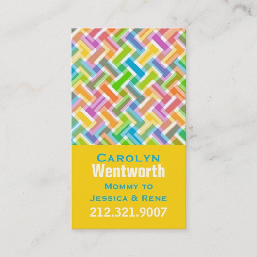 Carte de réseau maman Motif colorée (Devant)