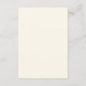 Carte de réservation de date pour la remise des di (Dos)