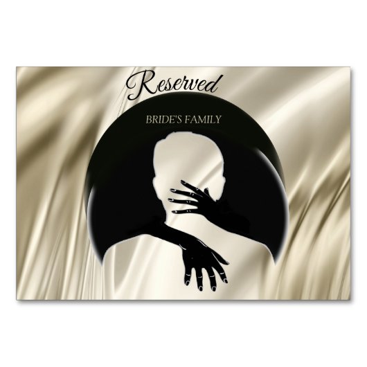 Carte de réservation de mariage Love is All there (Devant)