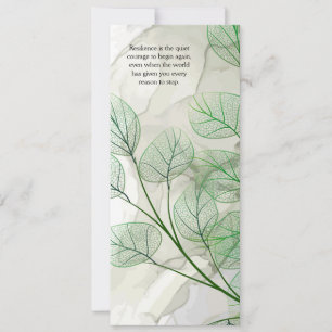 Carte de résilience et de courage