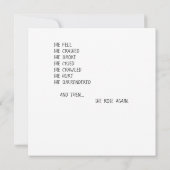 Carte de résistance Inspiration du support de leva (Dos)