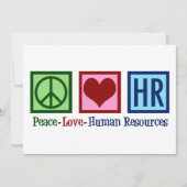 Carte de ressources humaines Peace Love HR (Devant)