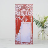 CARTE DE RESTAURANT L RACK CARD (Debout devant)