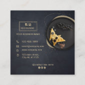 Carte de restaurant personnalisée | Photo moderne (Devant)