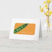 Carte de restauration fraîche (Fleur jaune)